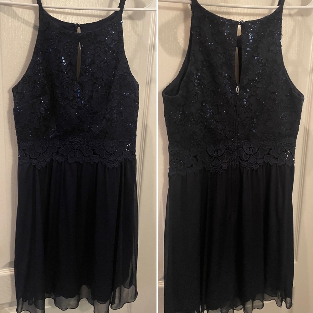 Navy Blue Homecoming dress